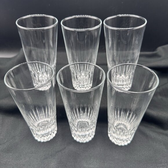 Vintage Libbey Winchester Duratuff 6 oz Juice Glasses Set of 6 Restaurant Ware - Picture 2 of 10